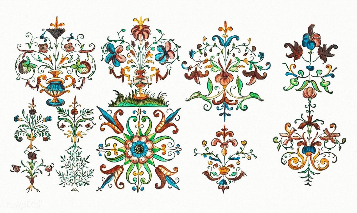 Орнамент в стиле Романтизм