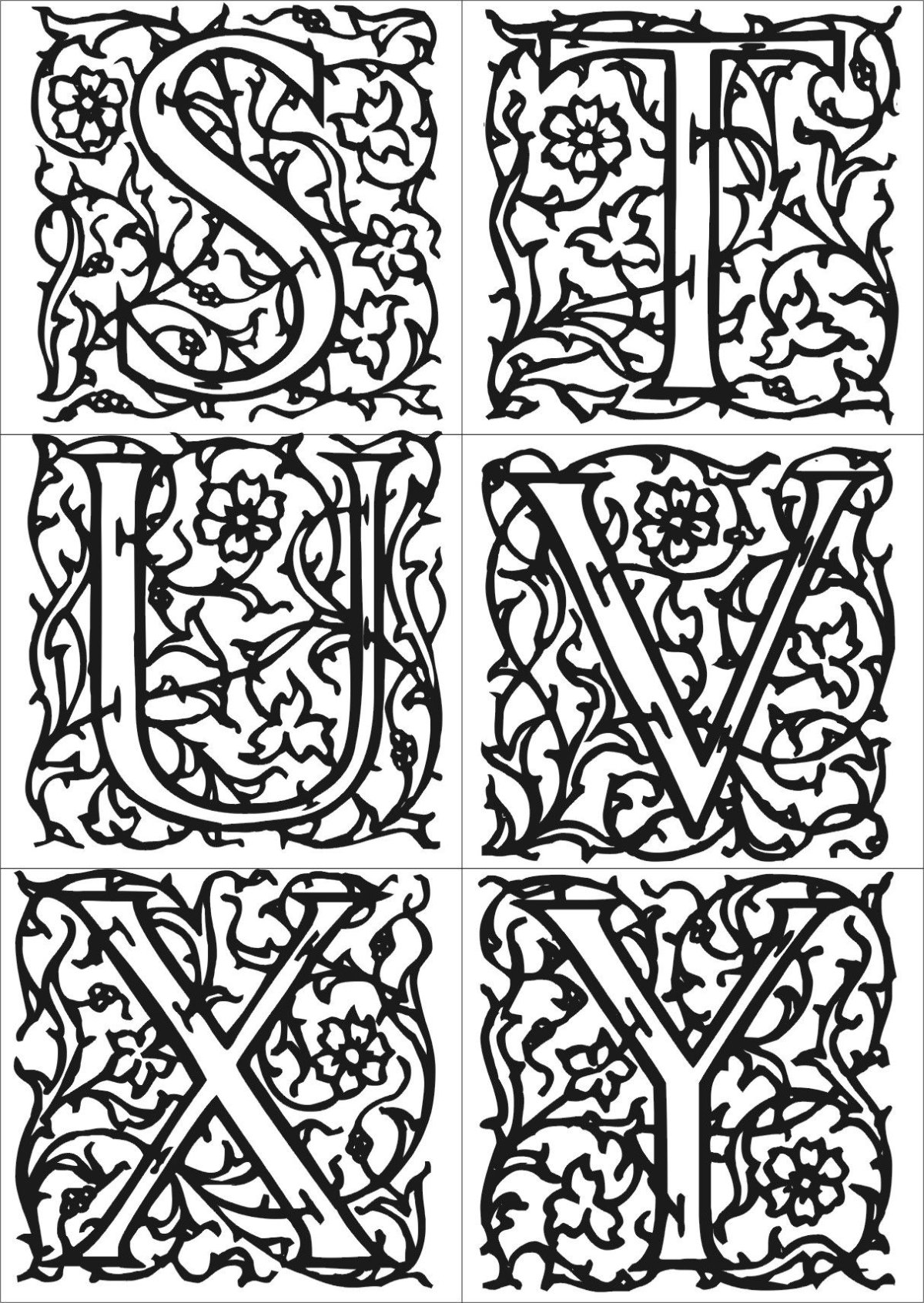 Средневековый орнамент в книгах