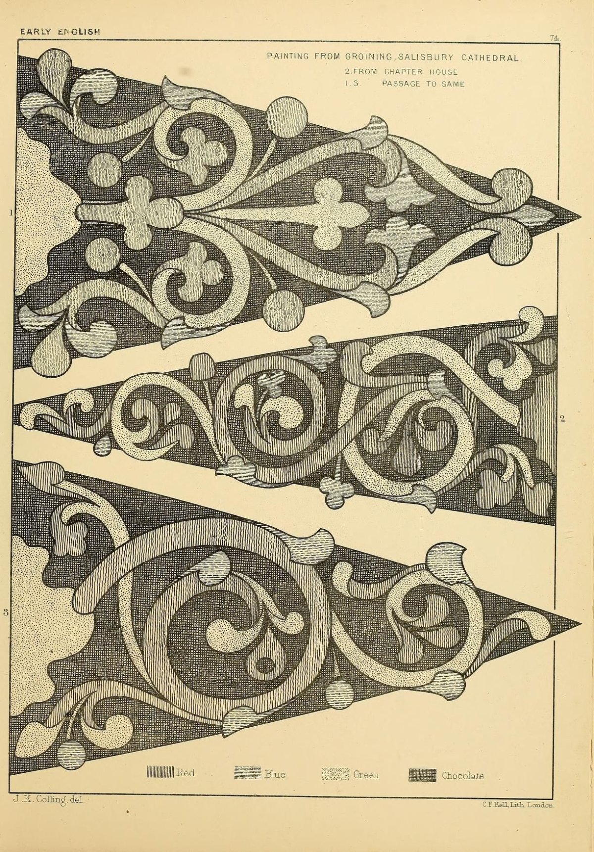 Уэльский средневековый орнамент