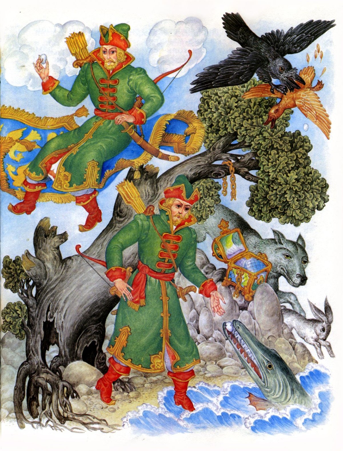 Билибин художник Царевна лягушка