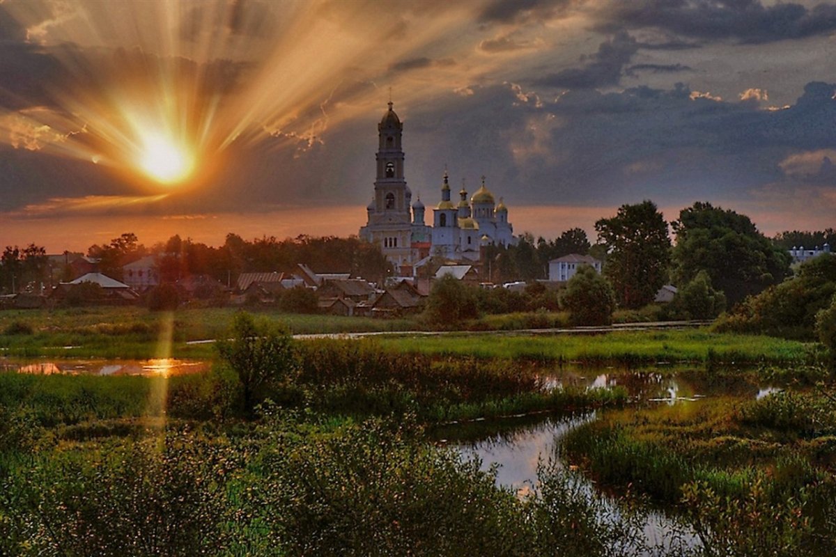 Дивеево монастырь природа