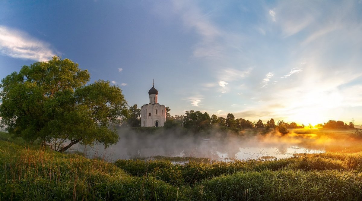 Покрова на Нерли панорама
