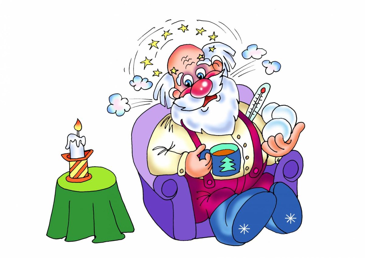 Смешной дед Мороз