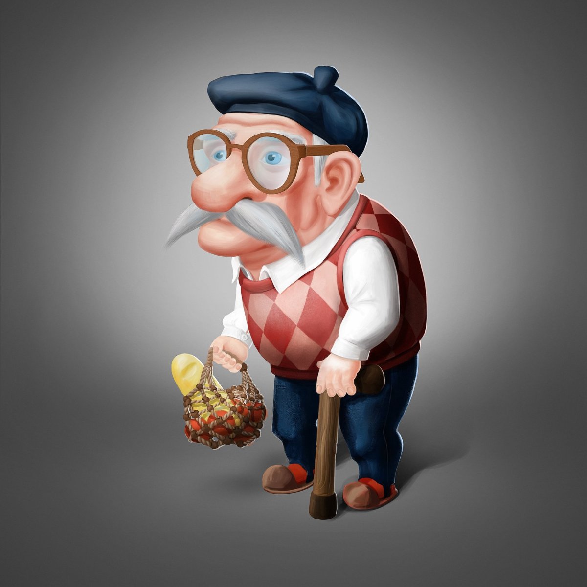 Картинка дедушка