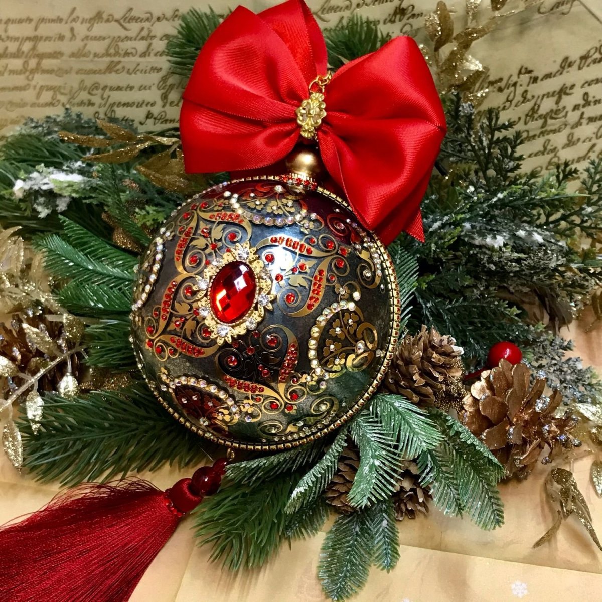 Красивые новогодние шары