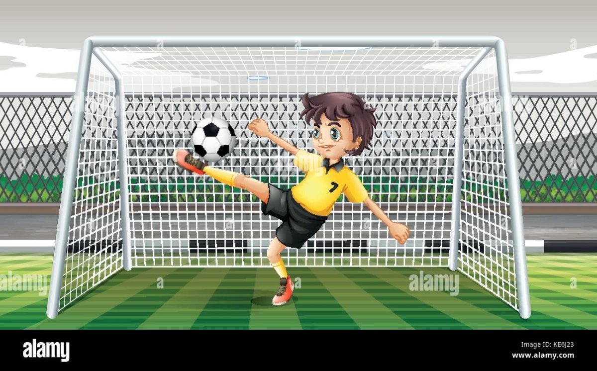 Вратарь мультяшный