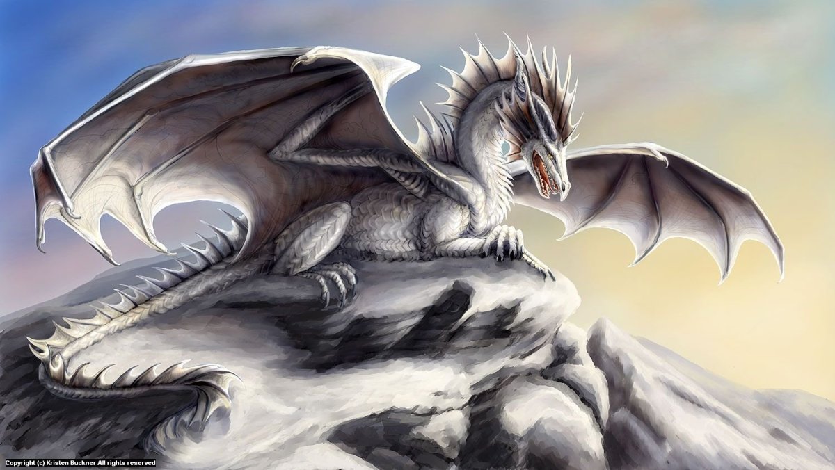 Кристальная виверна арт