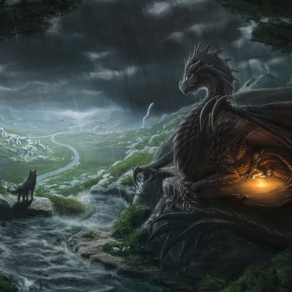 Дракон на аву