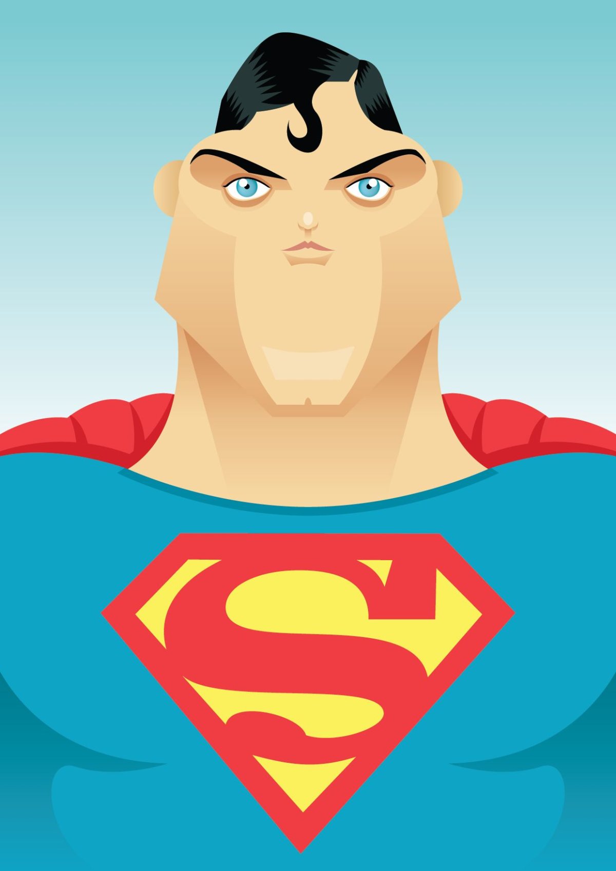 Смешной костюм Супермена