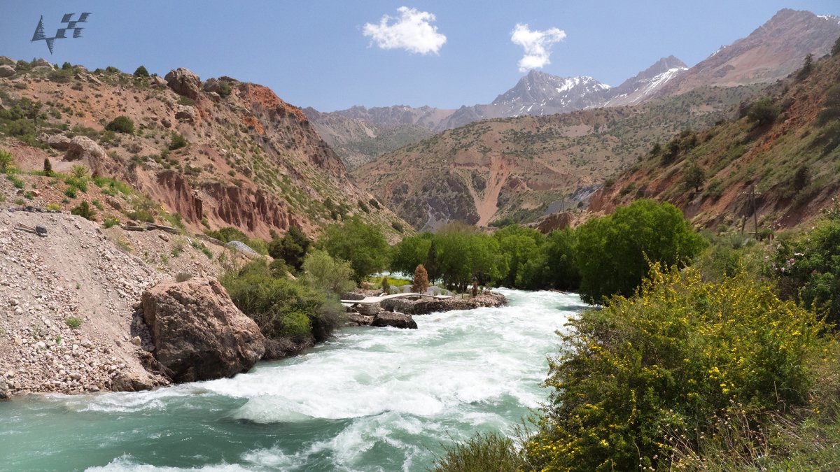 Фанские горы Таджикистан кишлак