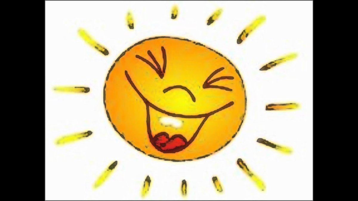 Солнце с глазками