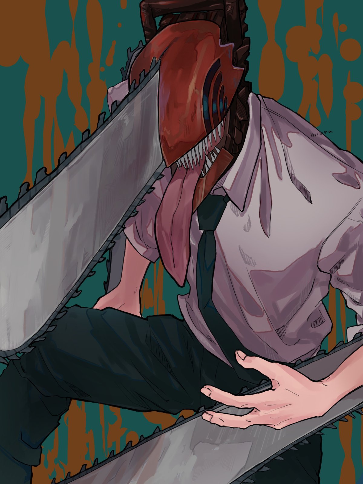 Человек-бензопила Chainsaw man аниме