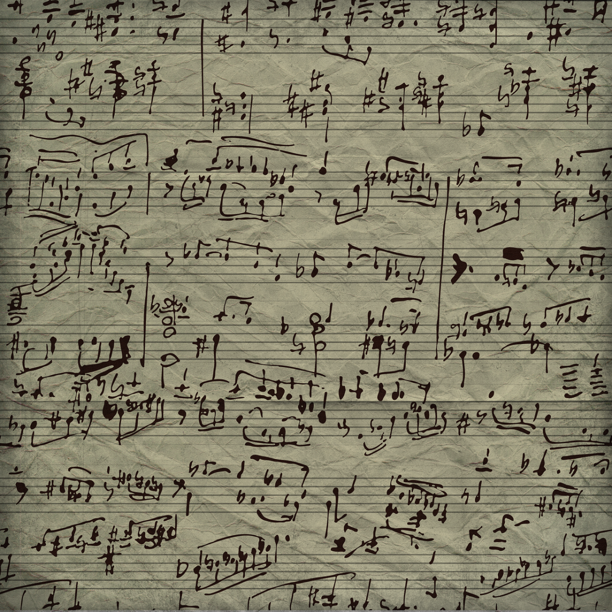 Нотная бумага для декупажа