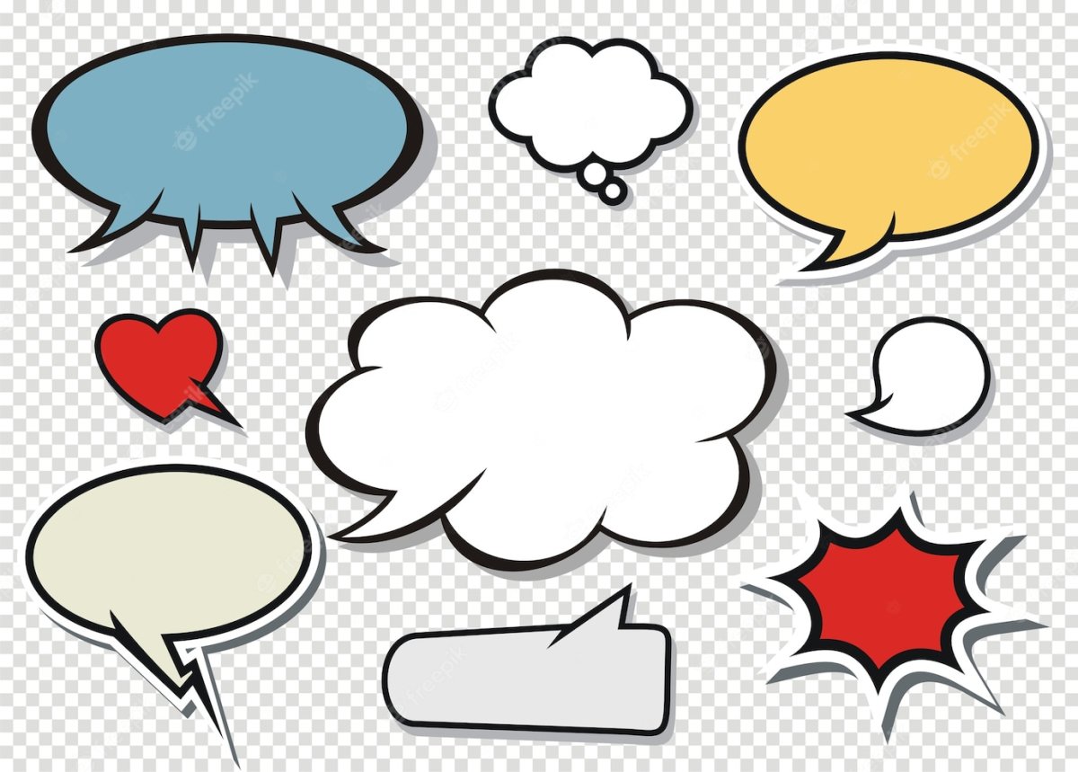 Речевые облака шаблон