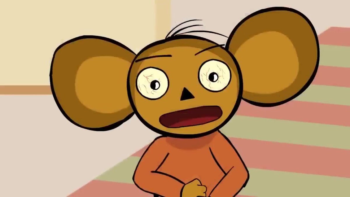 Смешной Чебурашка