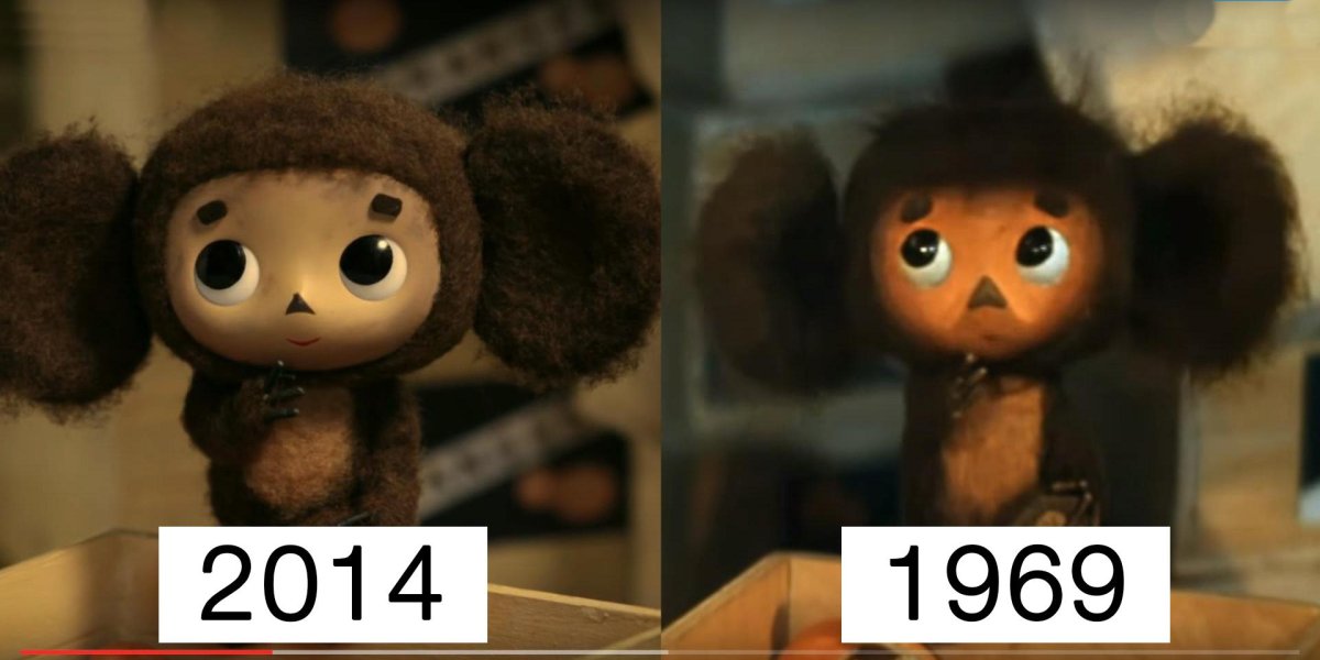 Чебурашка вытынанка