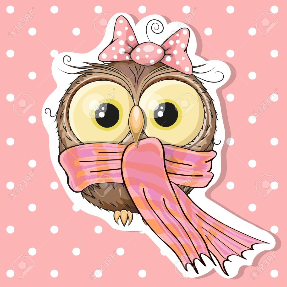 Совушка в шарфике