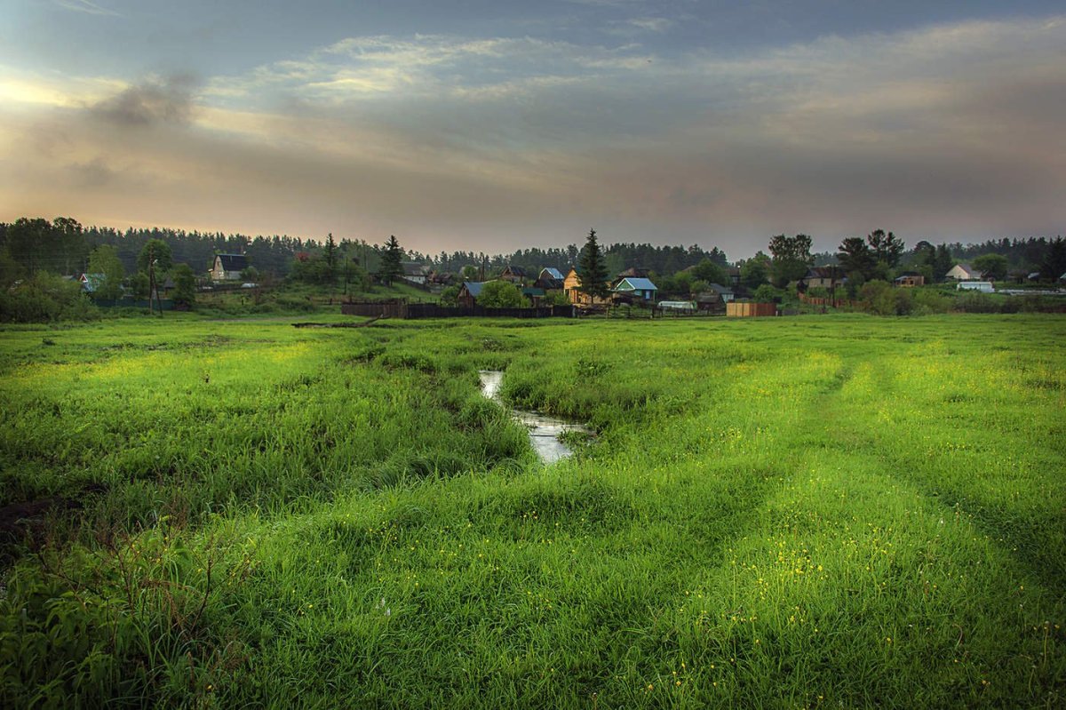 Деревня летом