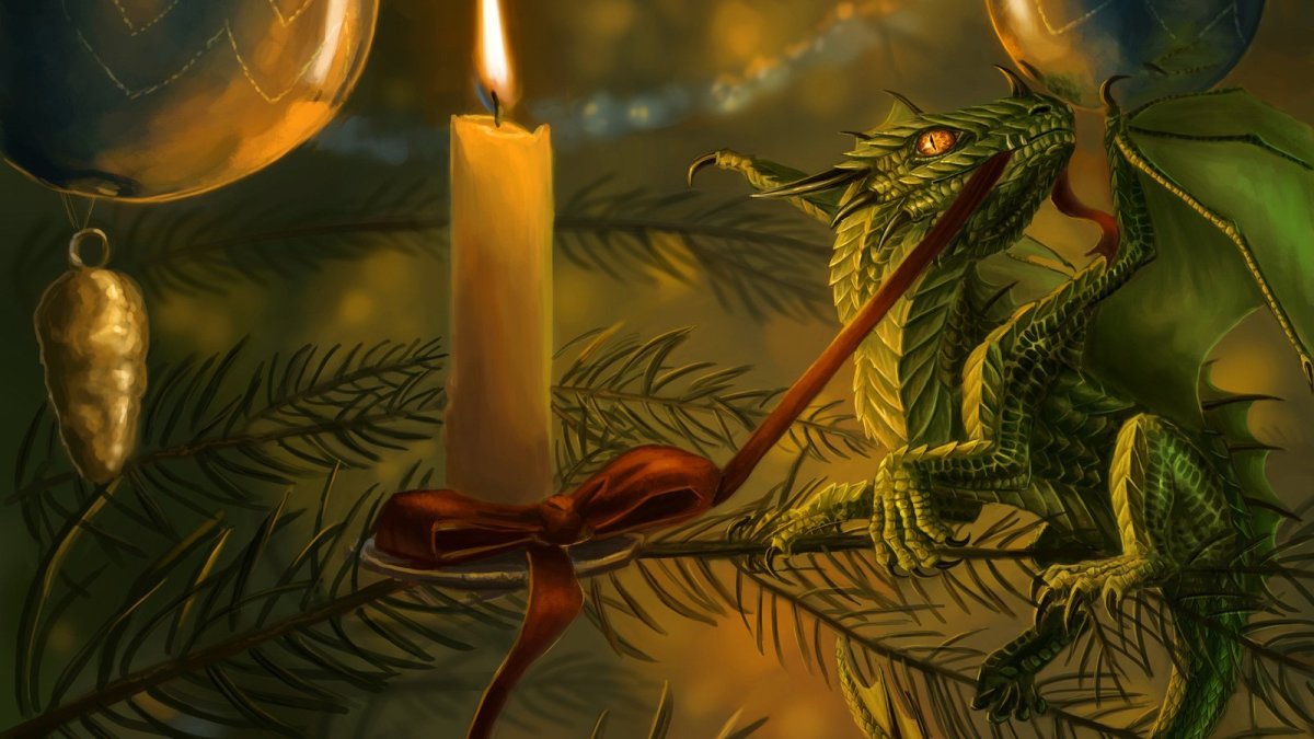 Новогодний дракон