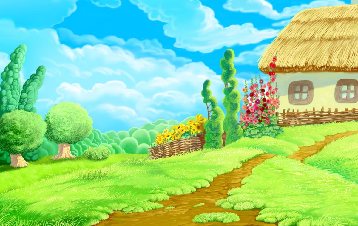 Деревня для сказки Репка