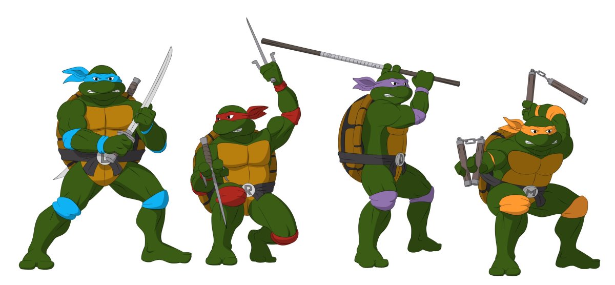 Черепашки-ниндзя мультсериал 1987 герои