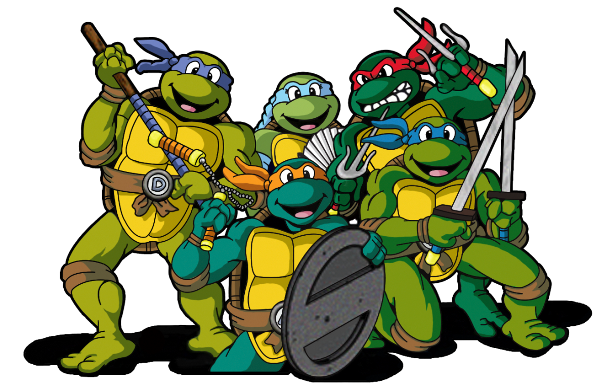 Персонажи мультфильма Черепашки ниндзя
