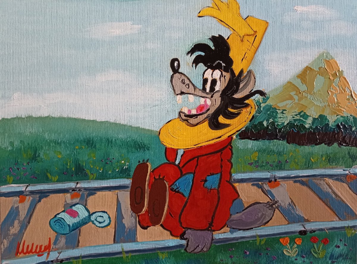 Волк из ну погоди в военной форме