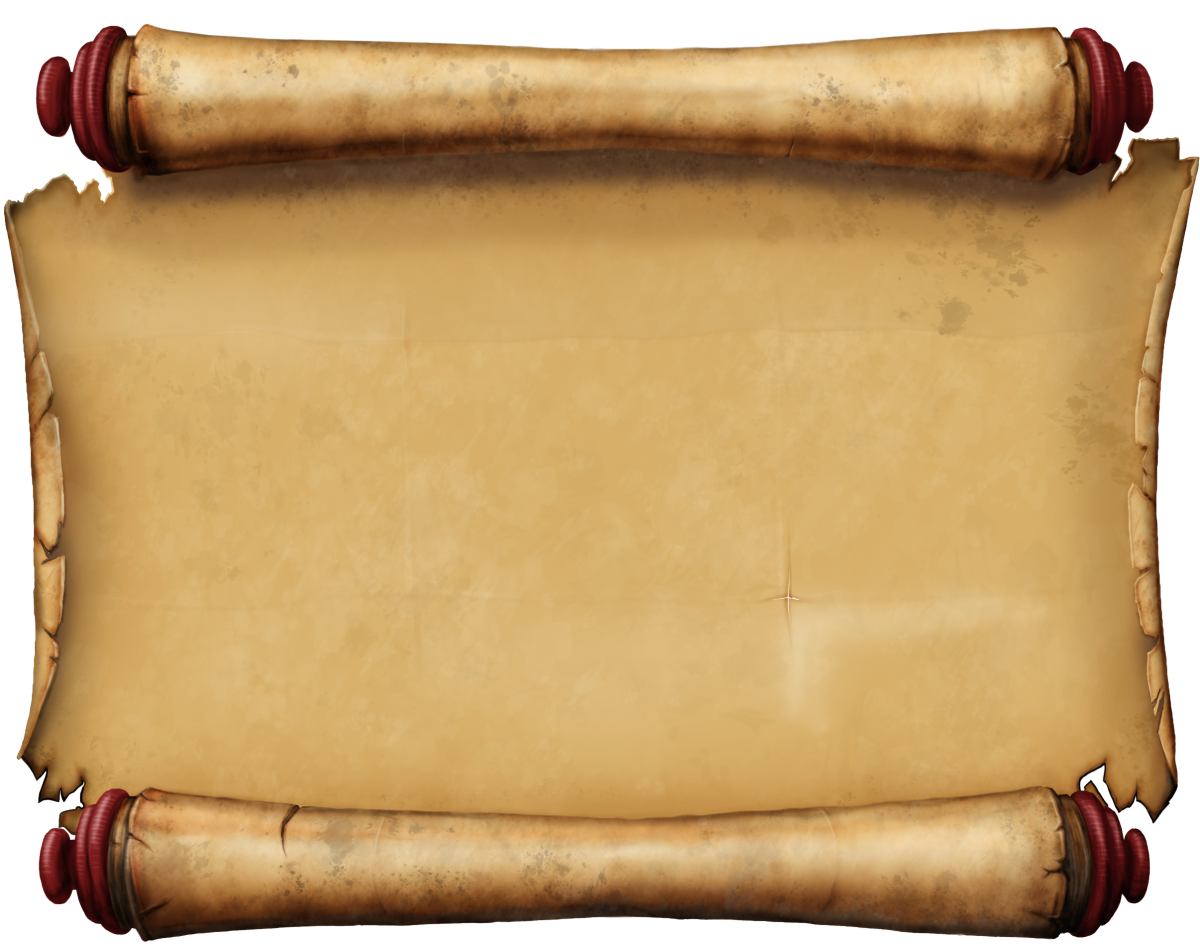 Свиток на прозрачном фоне