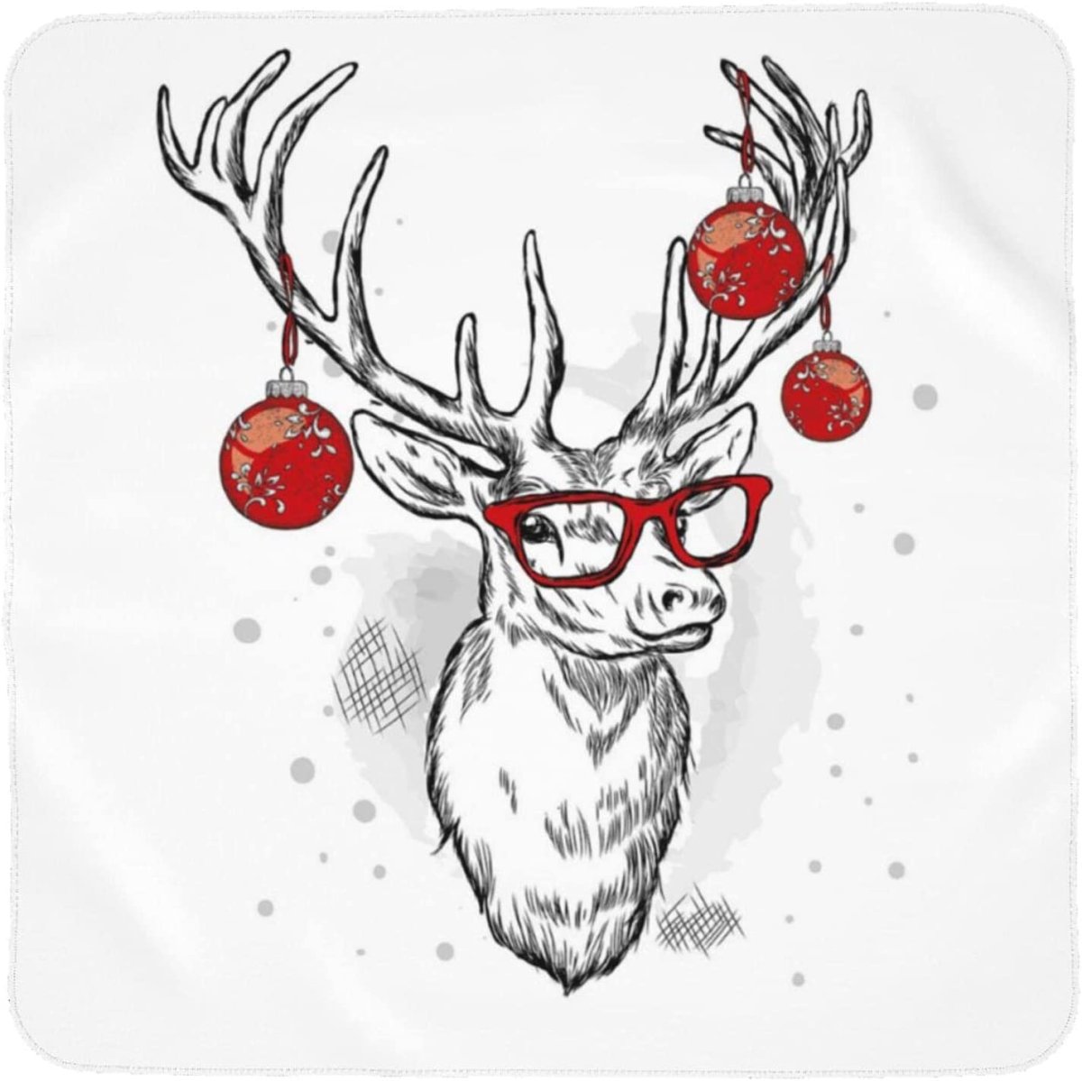 Рисунок оленя для срисовки