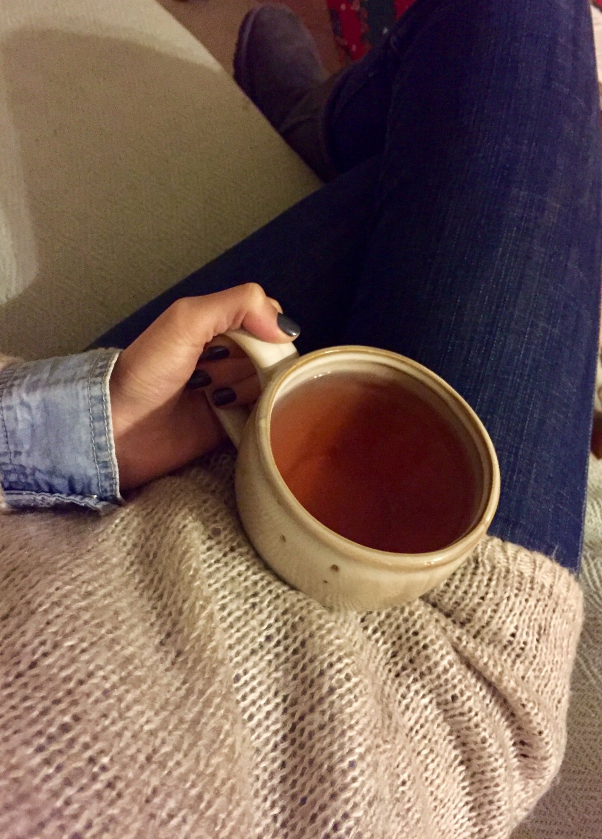 Кружка чая дома