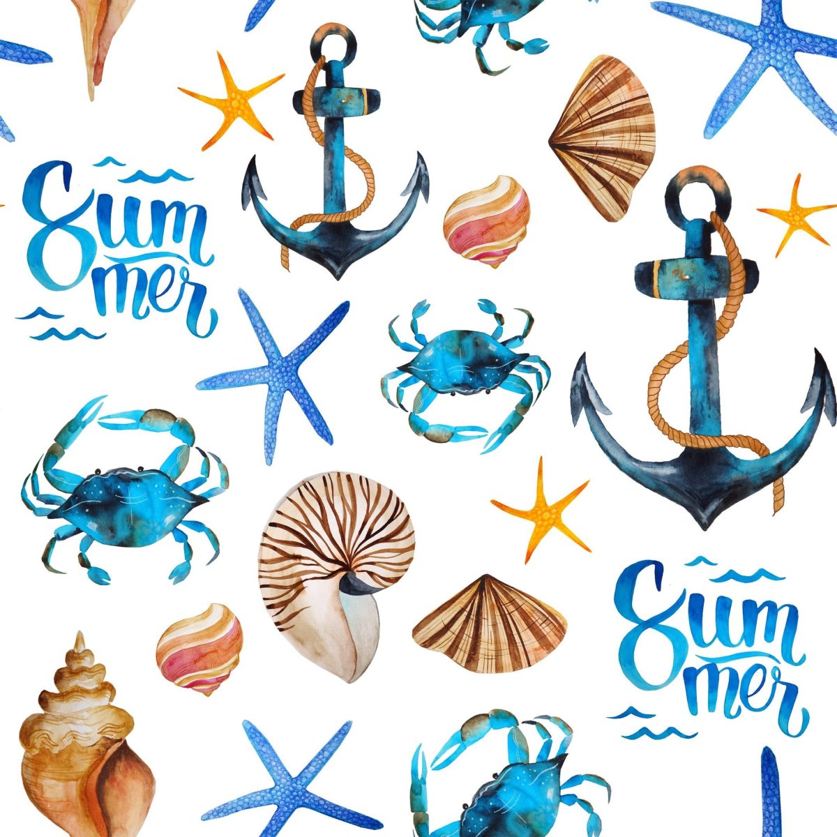 Наклейки обои на морскую тему