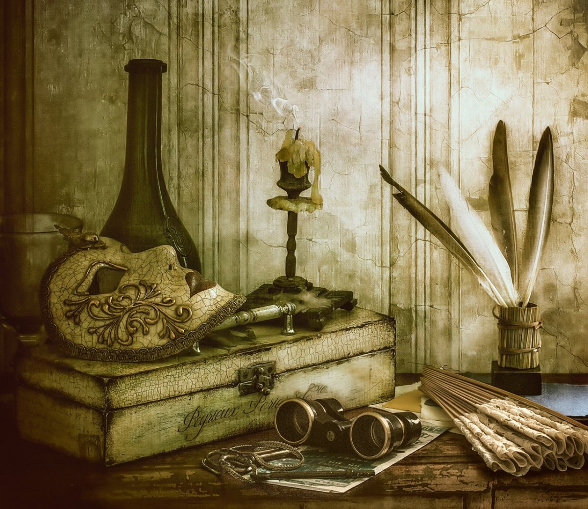 Натюрморт в стиле ретро