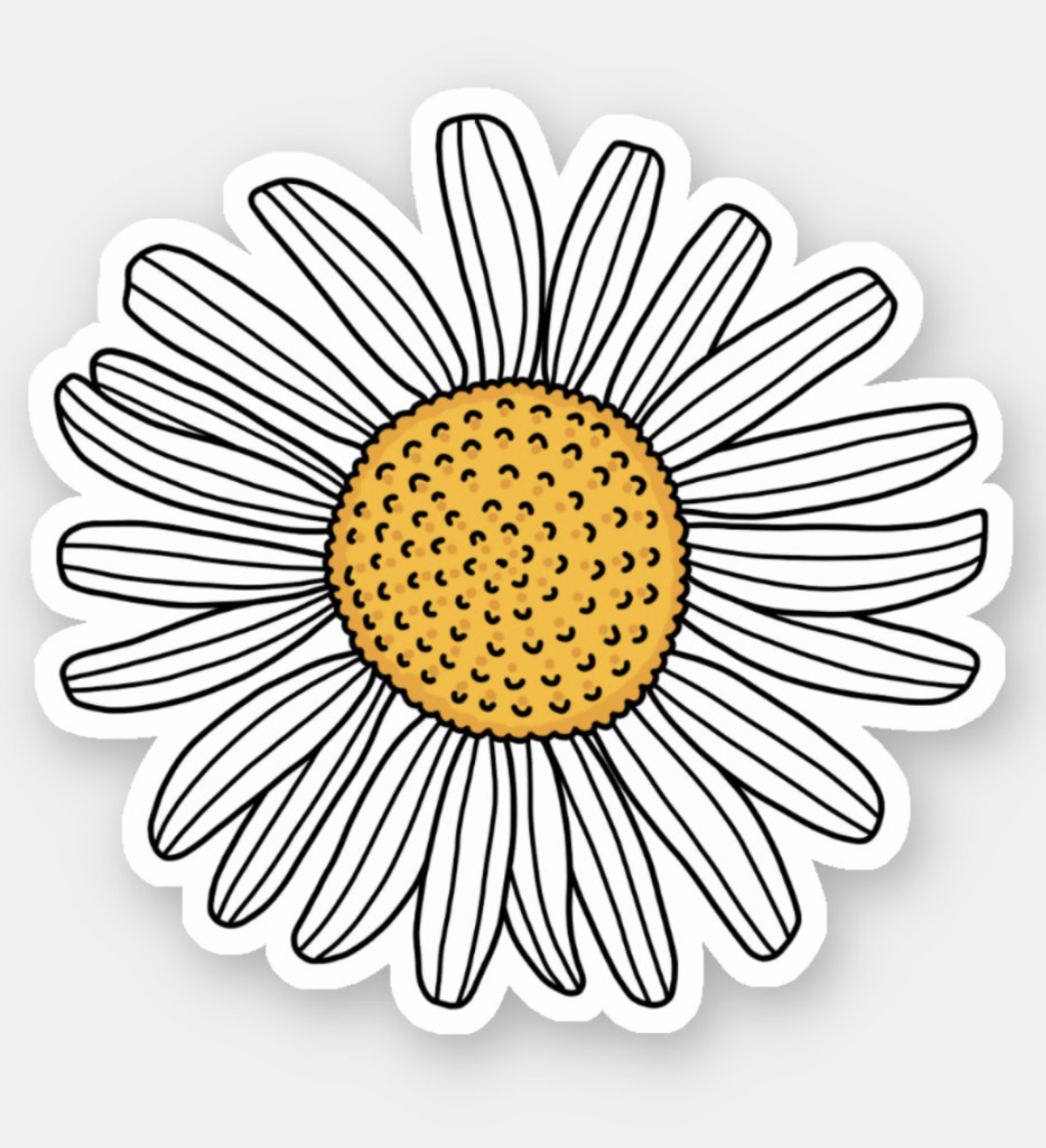 Ромашки мультяшные