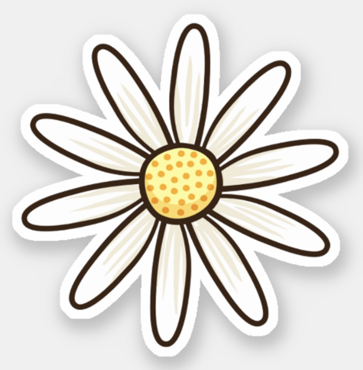 Ромашки для вырезания цветные