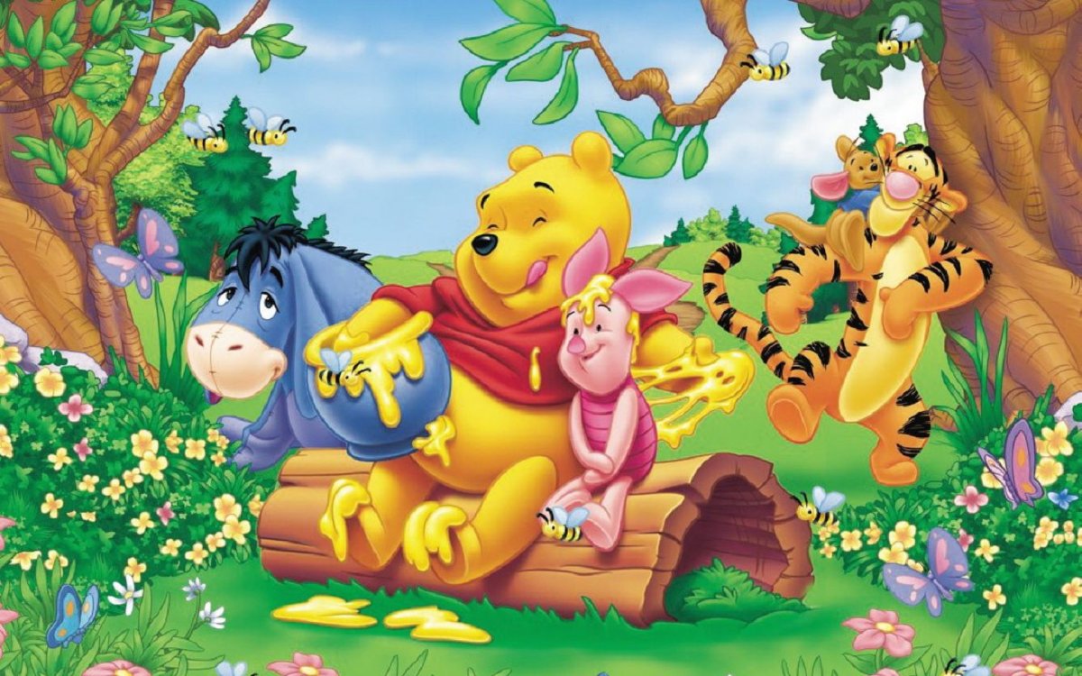 Фон Винни пух Дисней