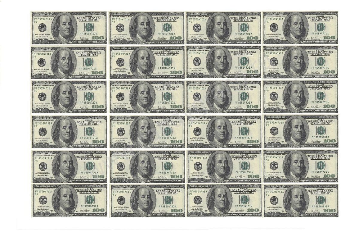 Доллары для печати