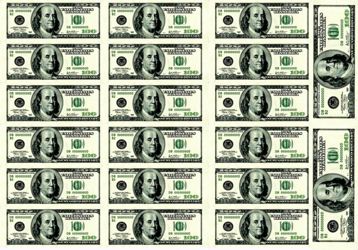 Доллары картинки для печати