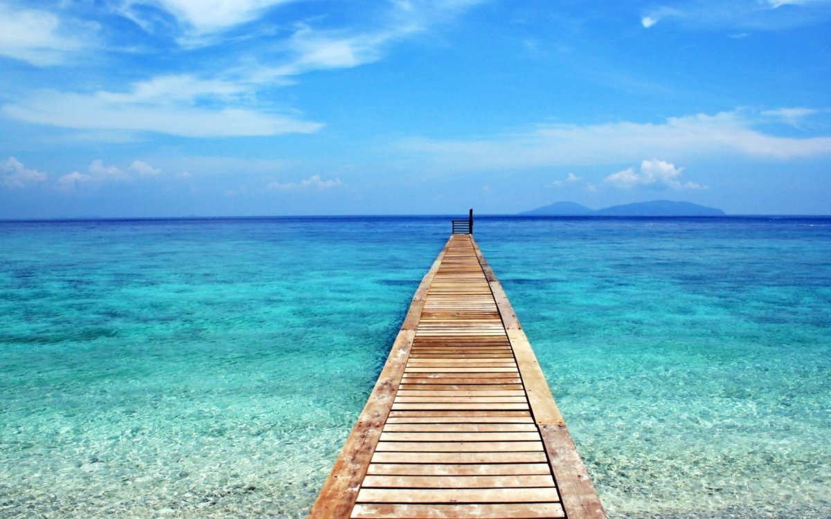 Пейзаж пляж