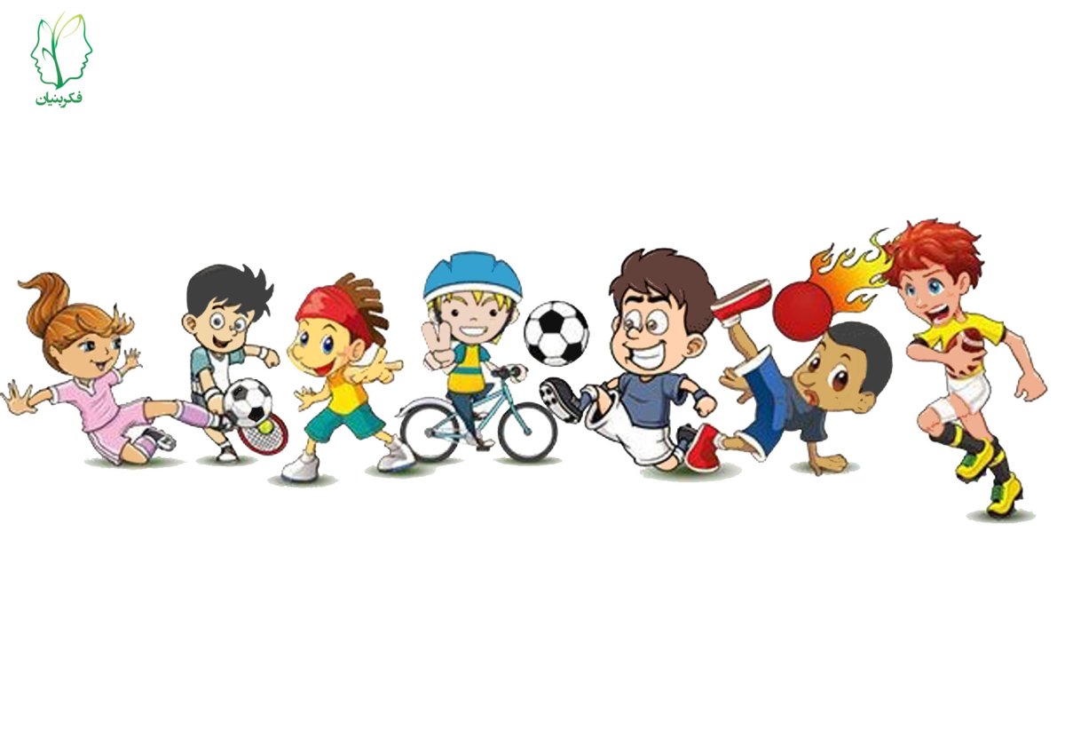 Спорт дети мультяшные