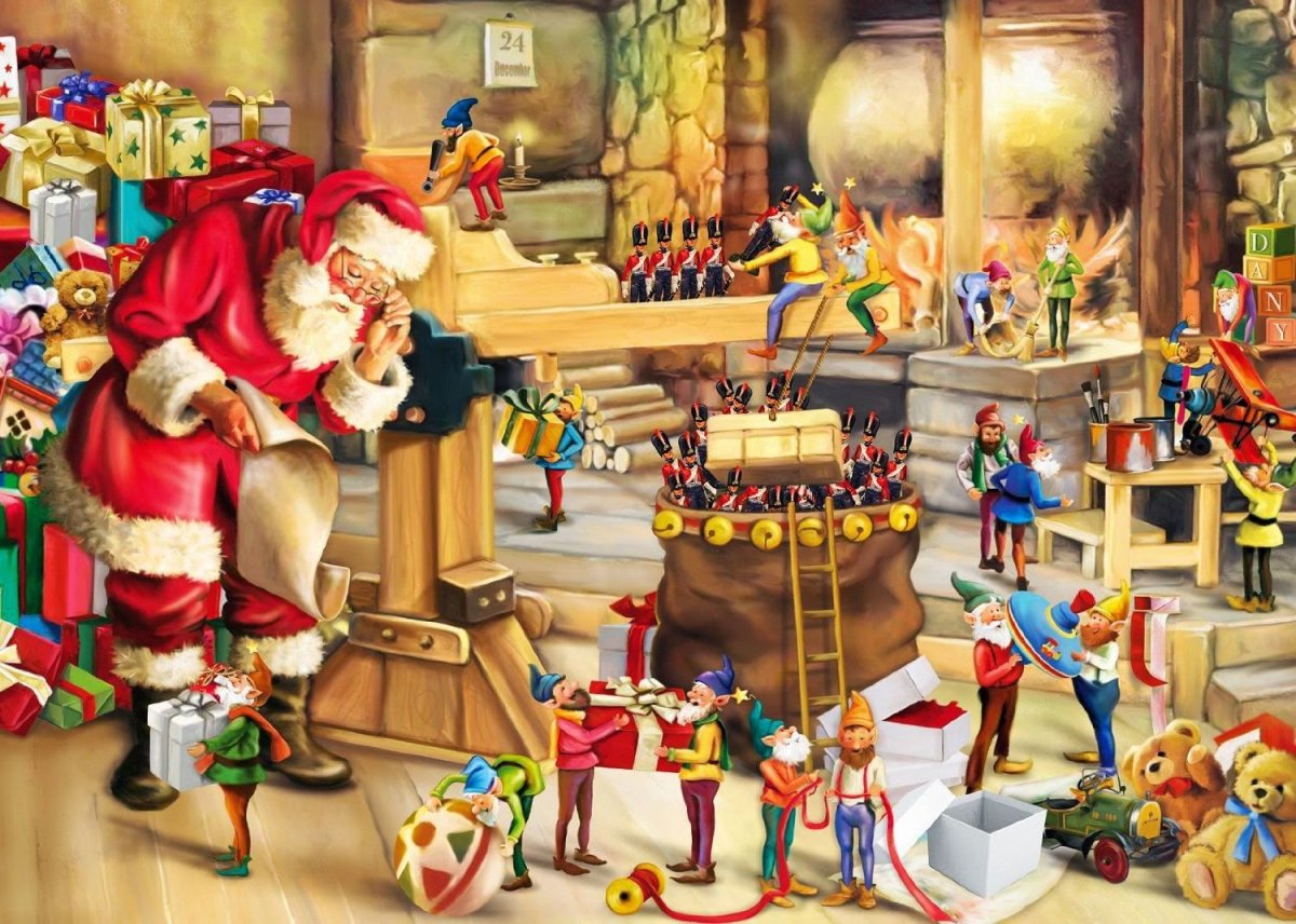 Мастерская Санты эльфы