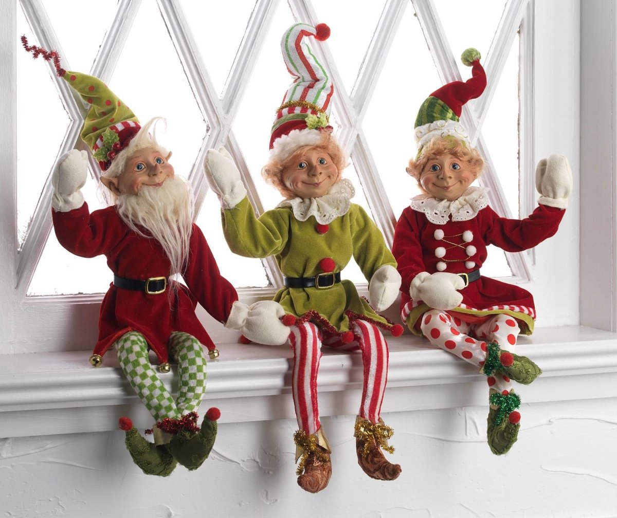 Новогодние Гномы акварель