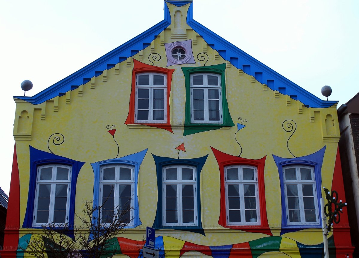 Цветные домики для детей