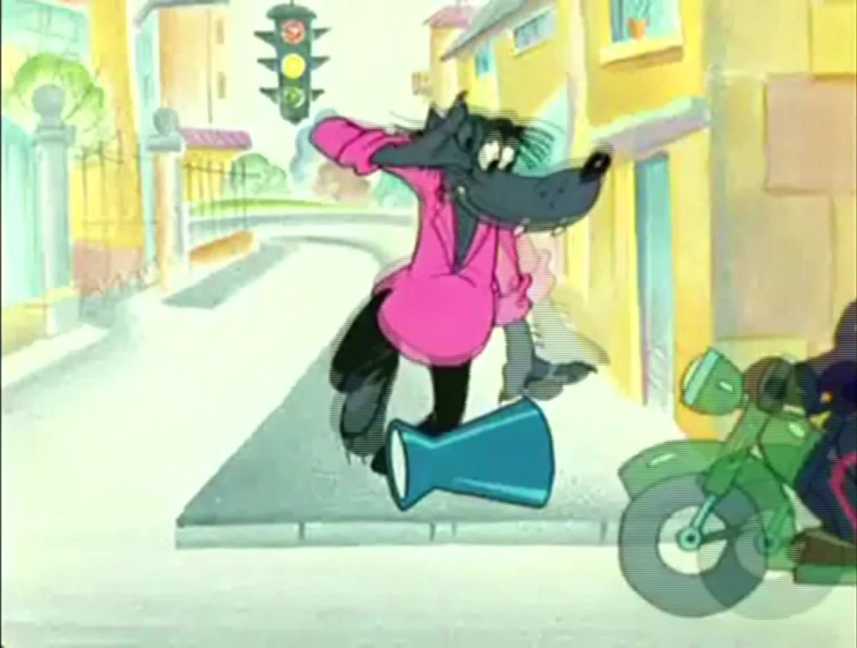 Ну погоди наклейка на мотоцикле