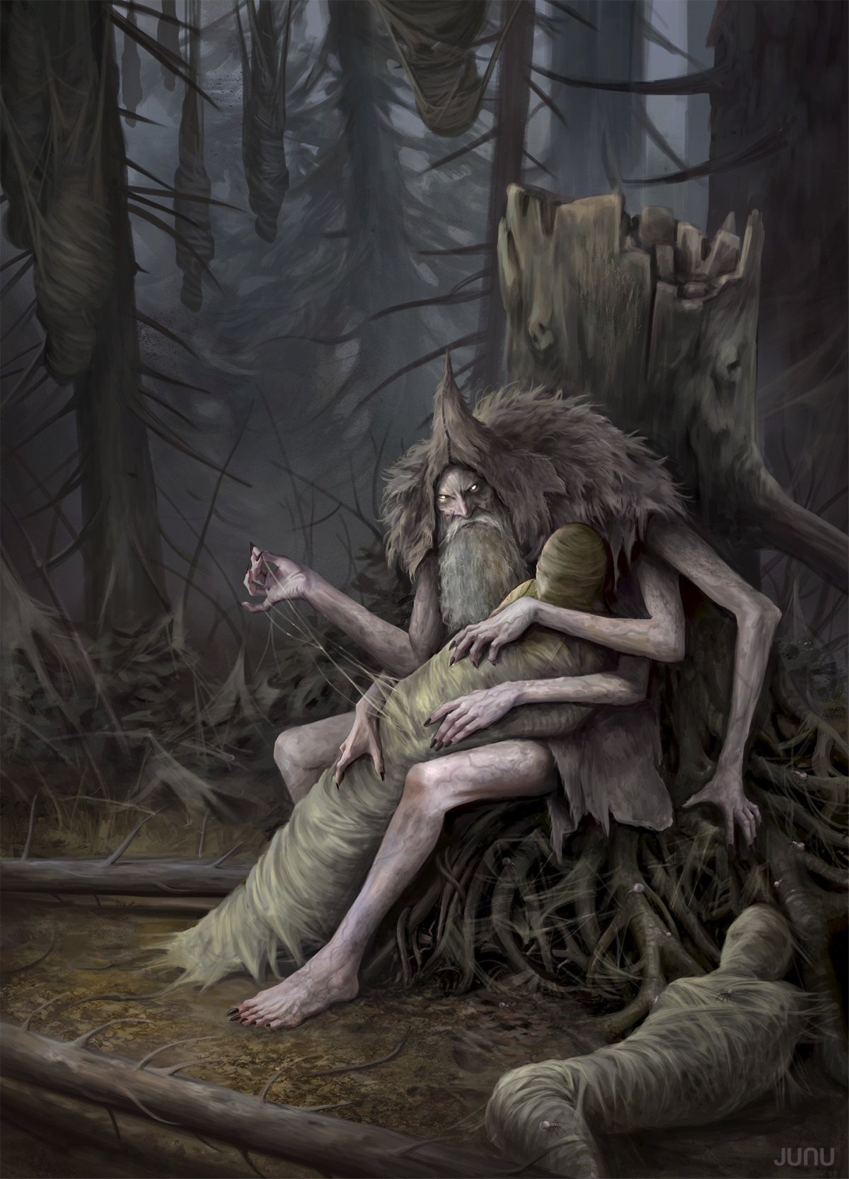 Леший Ведьмак арт