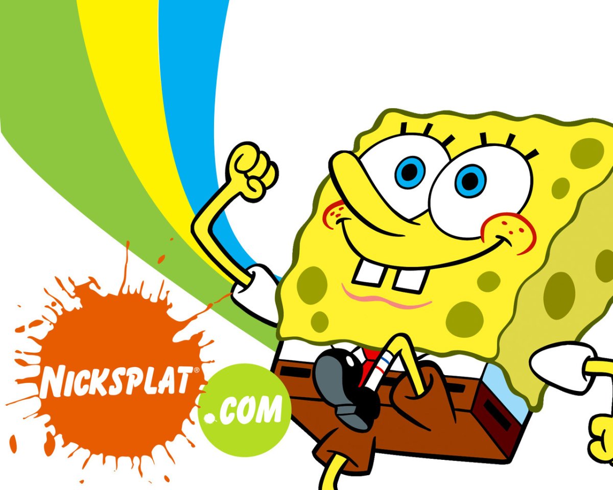 Граффити губка Боб