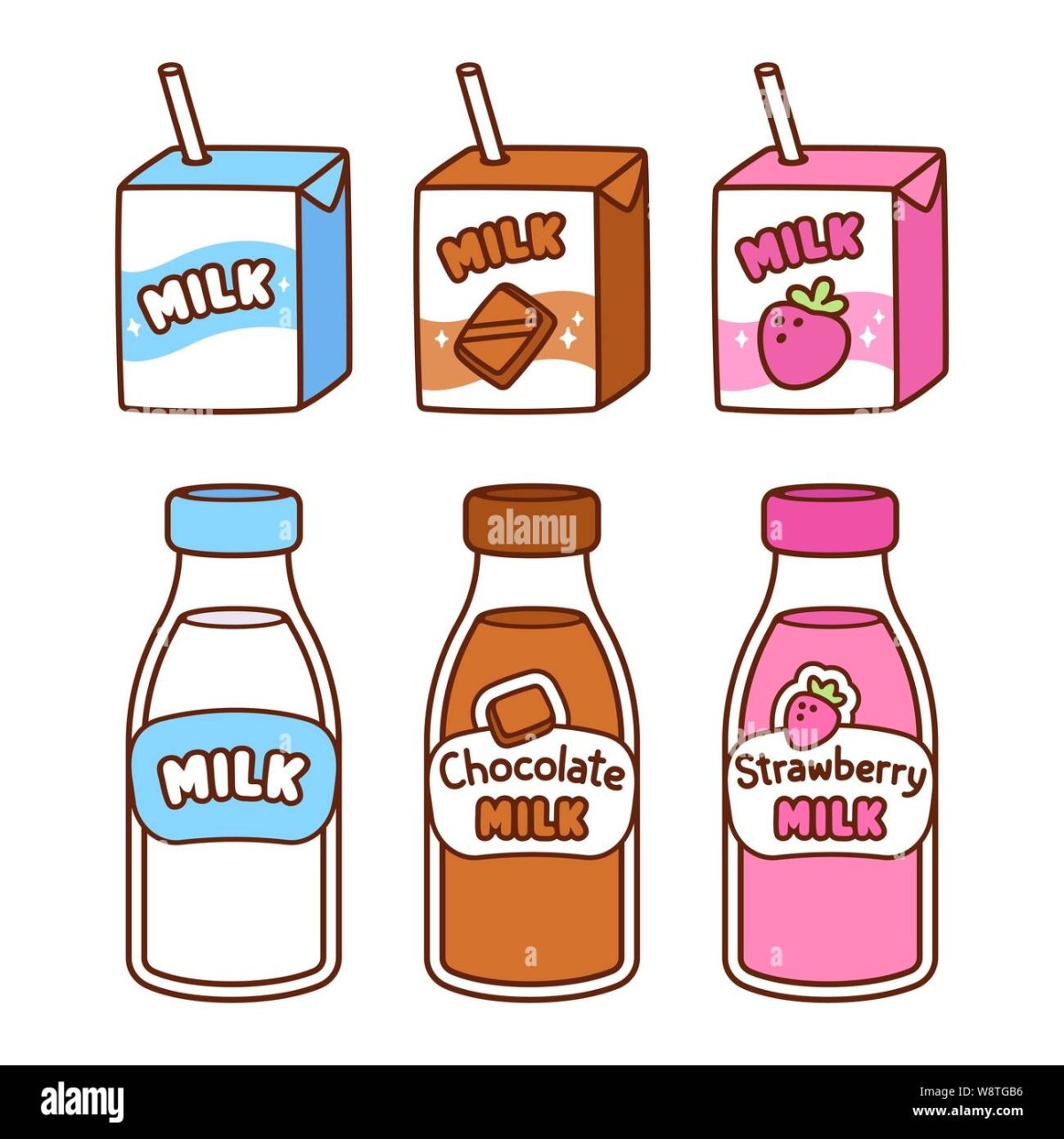 Легкие рисуночки Милк