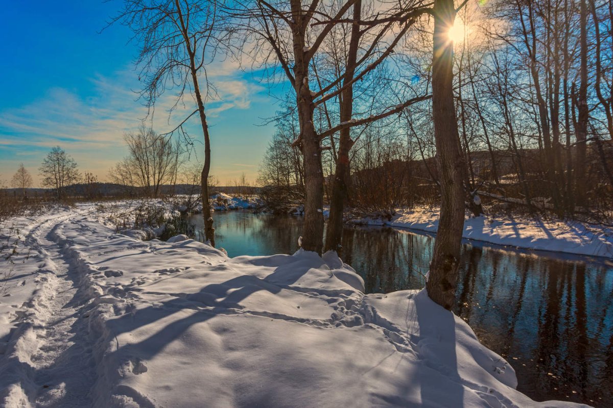 Весенний снег