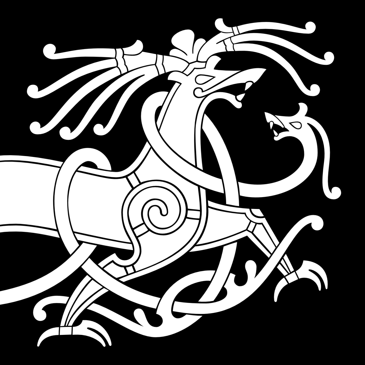 Скандинавский звериный стиль Борре