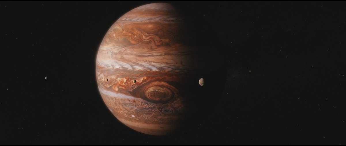 Красивая Планета Юпитер