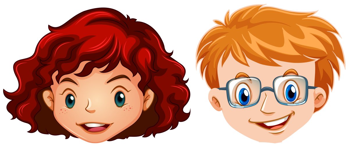 Лицо ребенка вектор